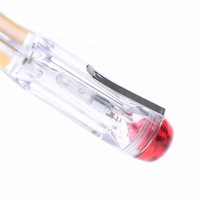 2Pcs/lot Removable Voltage Detector Probe AC/DC 100-500V LED Light Electric Test Tester Pen Screwdriver